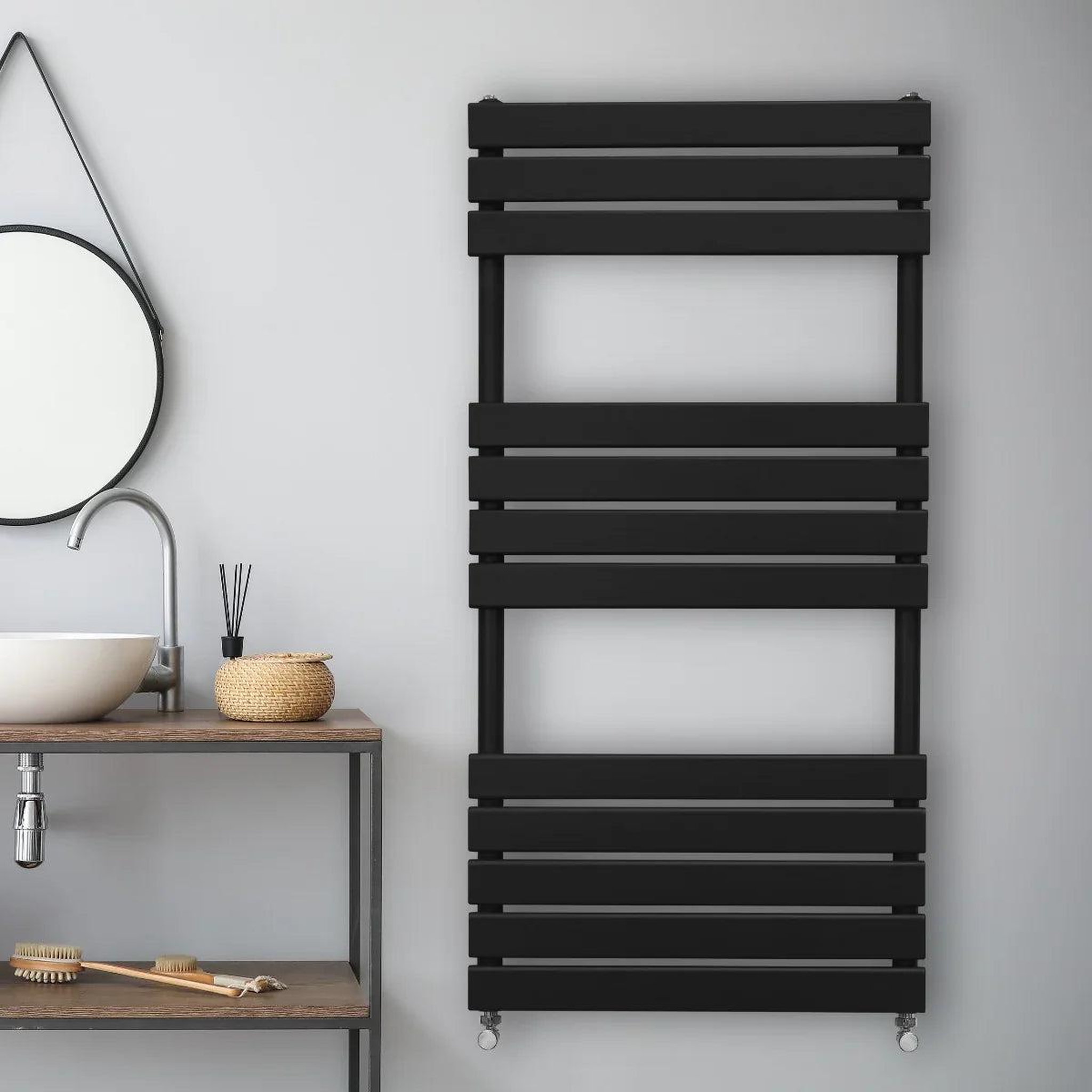 Voir la diapositive 4 : MONSTERSHOP Radiateur plat sèche-serviettes – 1200 x 600 mm