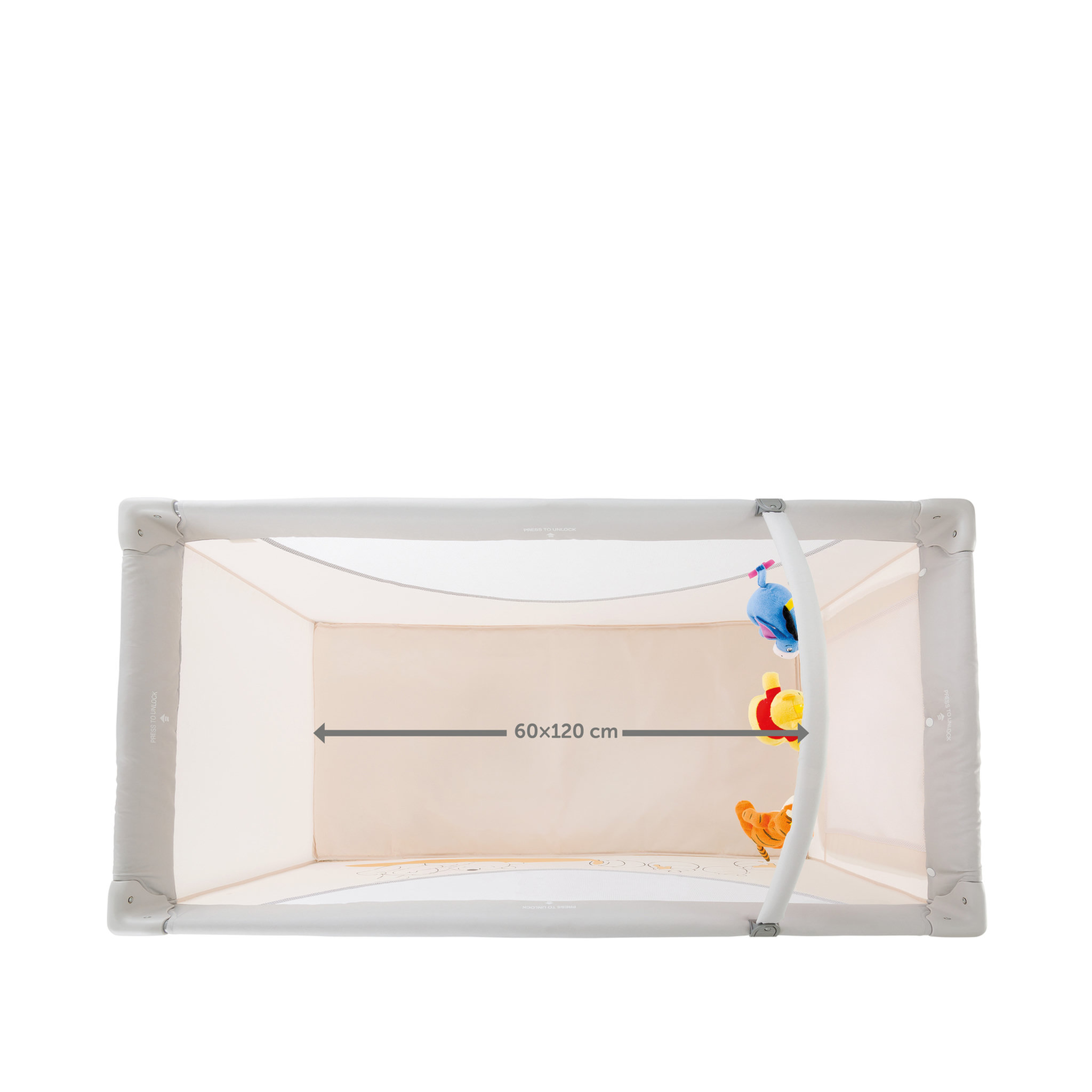 Voir la diapositive 6 : HAUCK Lit parapluie Dream N Play Go - Winnie l'ourson