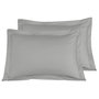 Voir la diapositive 4 : Sensei Maison Parure housse de couette rayée satin + 2 taies 50x70 cm VERSALUXE