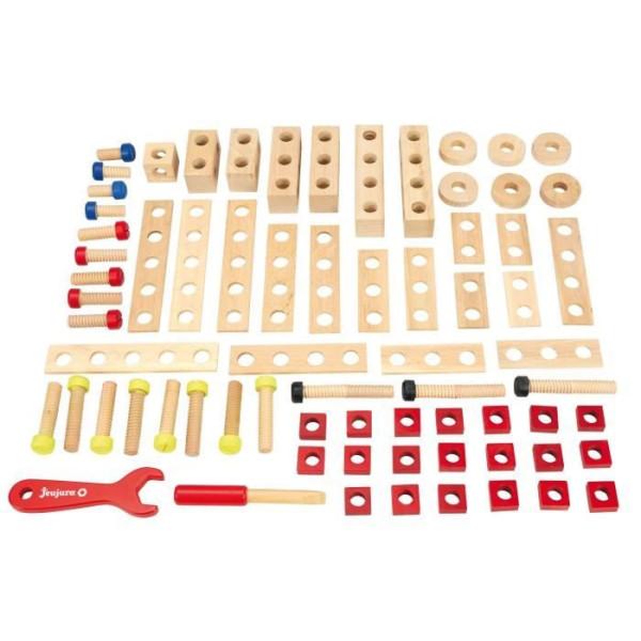 Voir la diapositive 3 : JeuJura JEUJURA Baril établi - 70 pieces pour bricoler