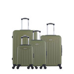 AMERICAN TRAVEL AMERICAN TRAVEL - LOT DE 4 - Valises grand format, weekend, cabine et cabine XXS BROOKLYN. Coloris disponibles : Beige, Bleu, Noir