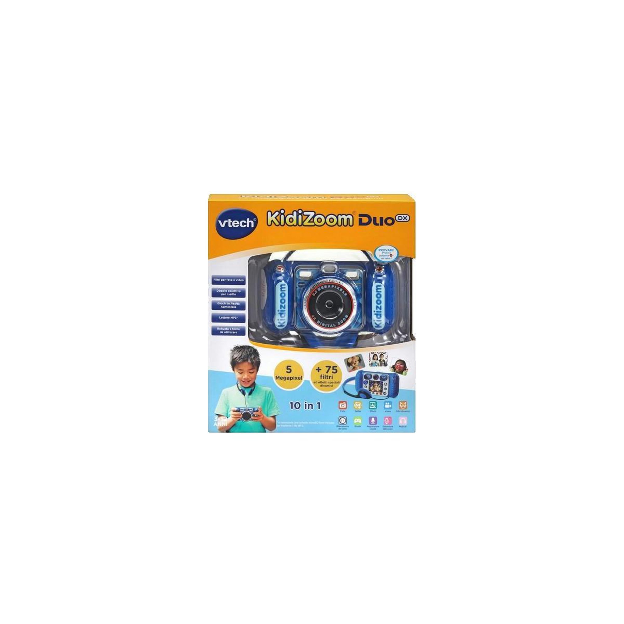 Voir la diapositive 3 : VTECH Appareil photo enfant VTech KidiZoom Duo DX bleu
