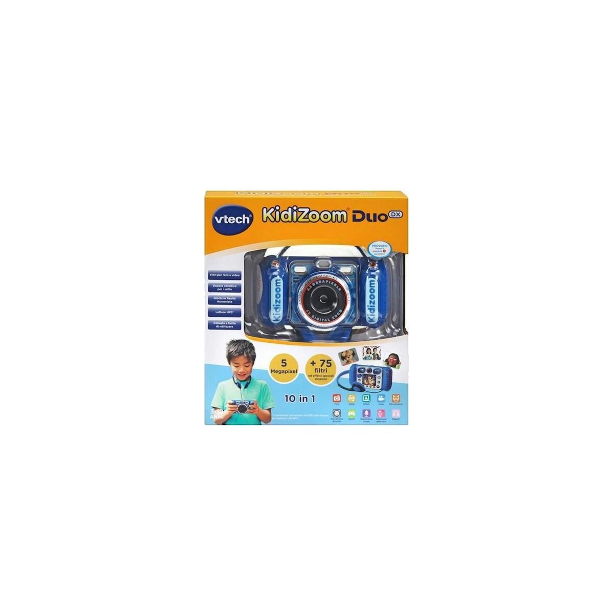 VTECH Appareil photo enfant VTech KidiZoom Duo DX bleu