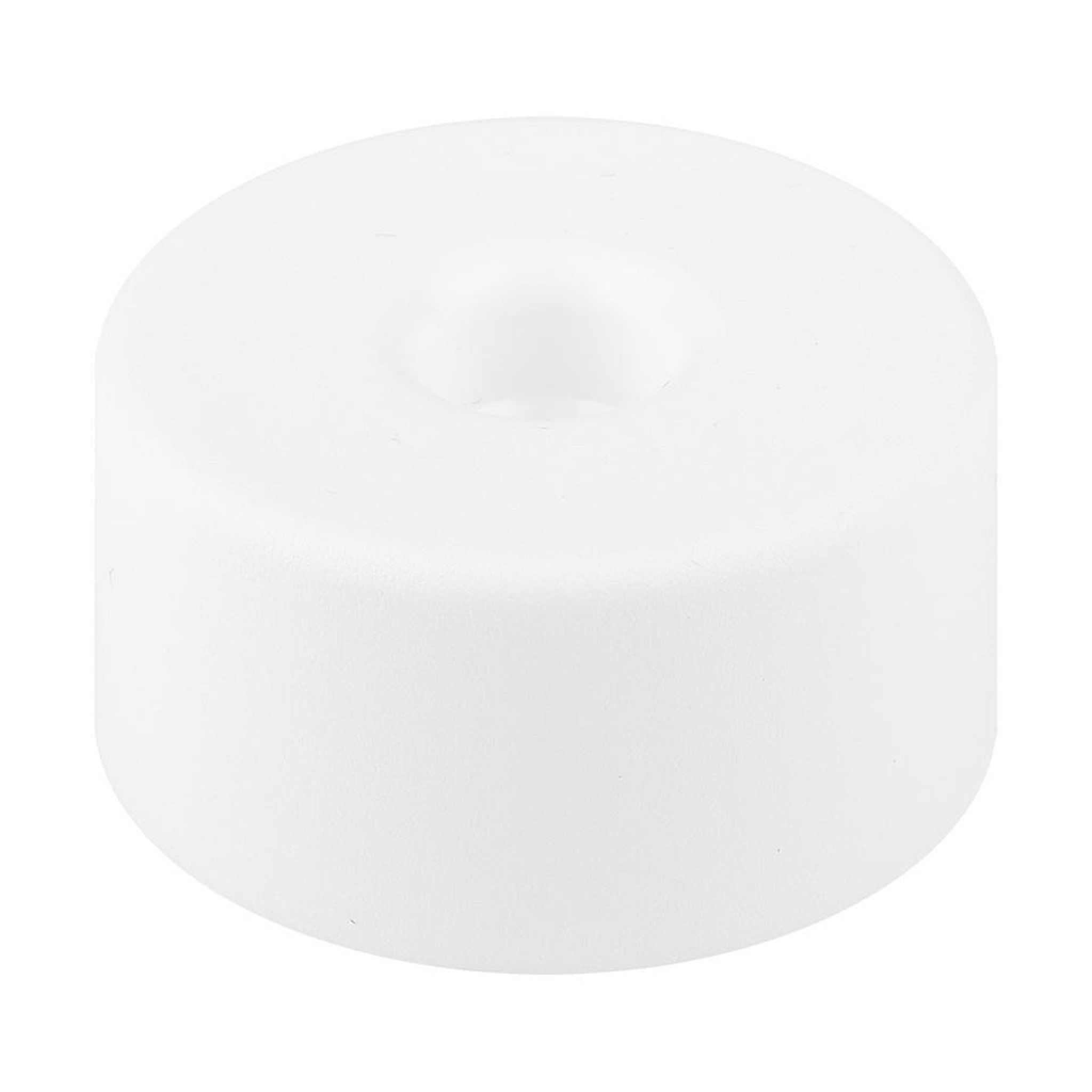 CENTRALE BRICO Glissière pour pied de meuble vis diametre 50mm blanc