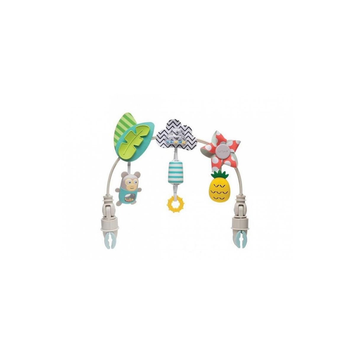 TAF TOYS Arche de poussette ambiance tropicale