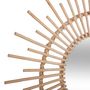 Voir la diapositive 2 : ATMOSPHERA Miroir mural rotin scandi Universalis - Diam. 76 cm