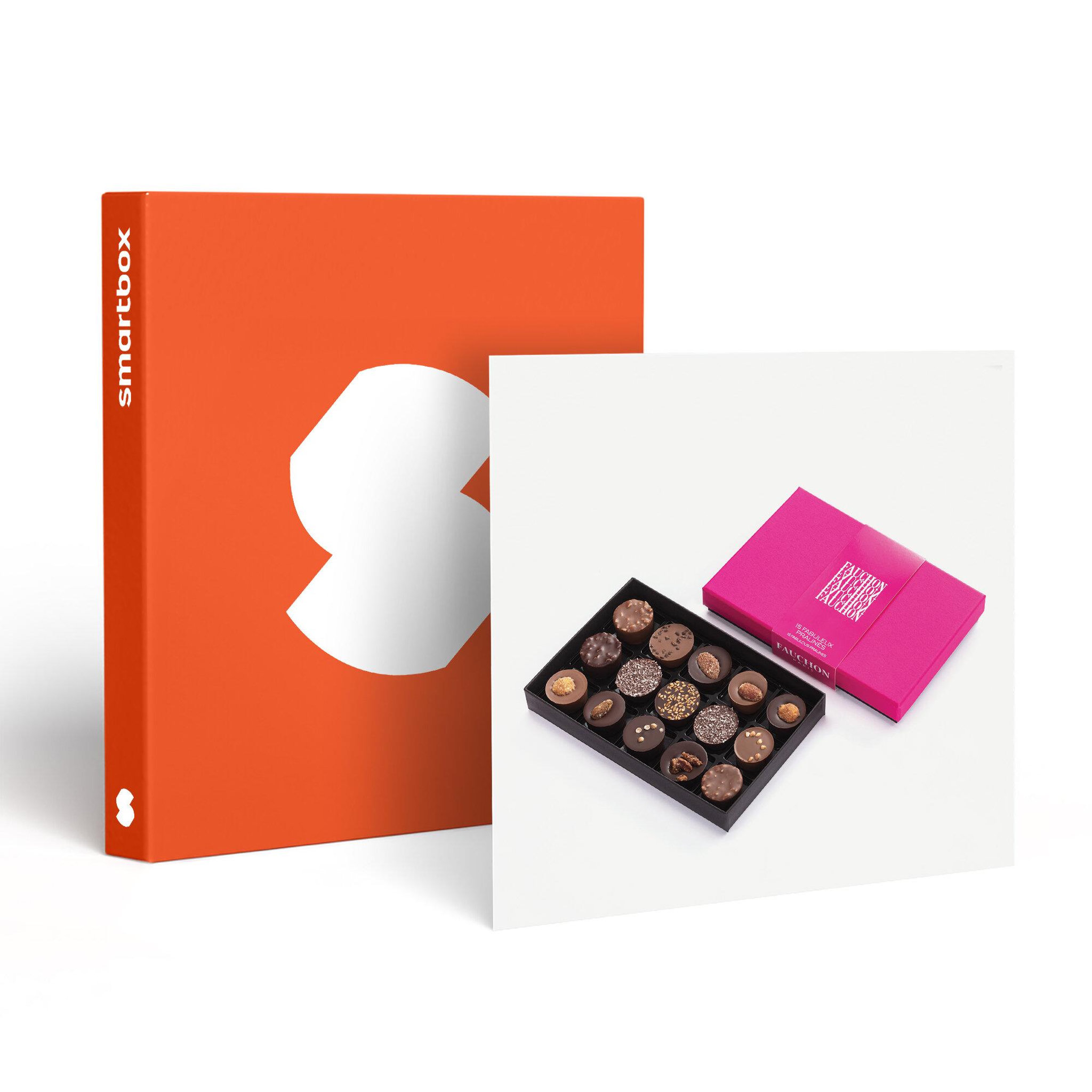 Smartbox Coffret fauchon : 15 chocolats fabuleux pralinés livrés à domicile - coffret cadeau gastronomie