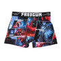 Voir la diapositive 1 : FREEGUN Boxer Noir/Bleu à Imprimés Homme Freegun FIG