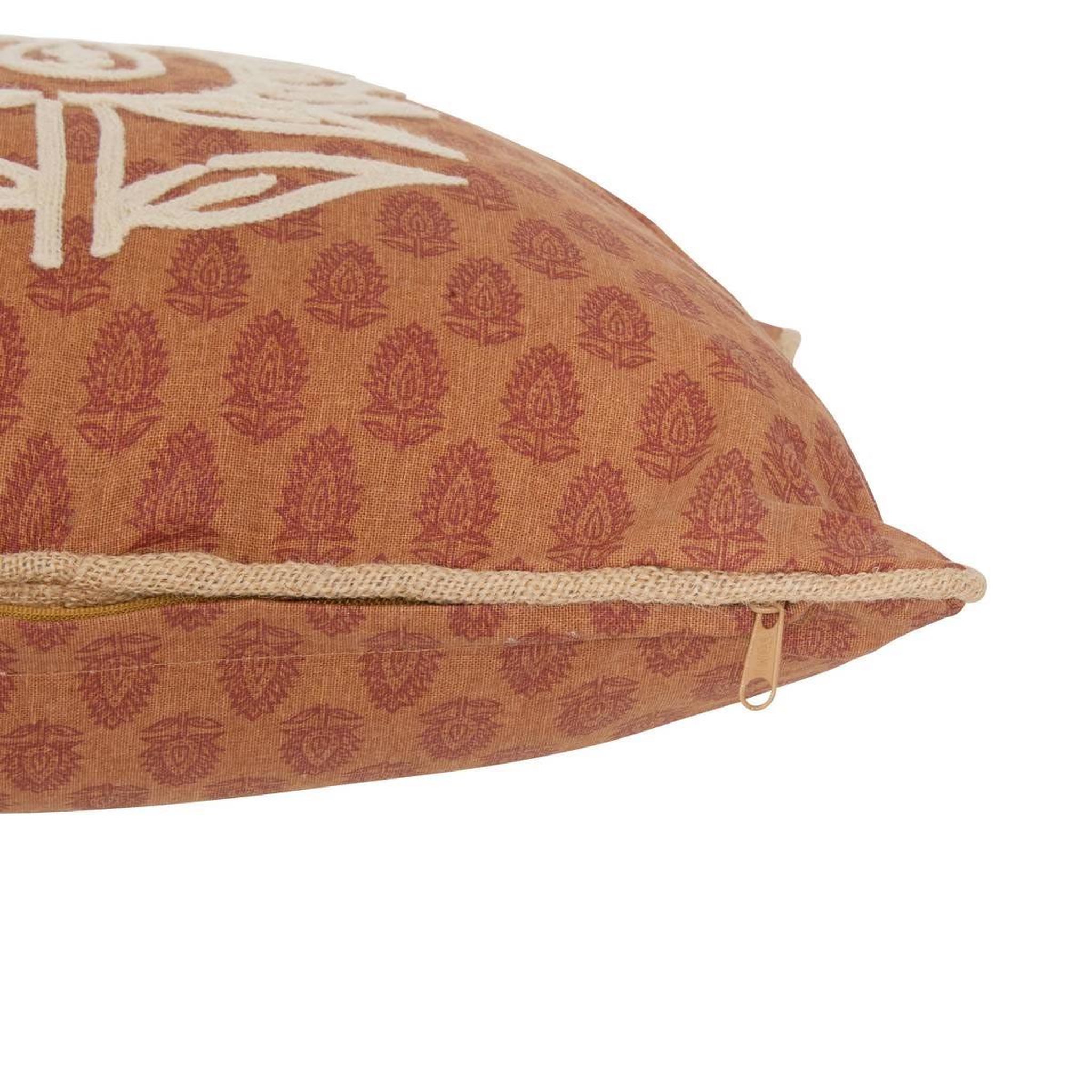Voir la diapositive 2 : ATMOSPHERA Housse de coussin  sienna  40x40cm rose foncé