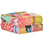 Voir la diapositive 1 : VIDAXL Pouf 60x70x36 cm Patchwork Tissu