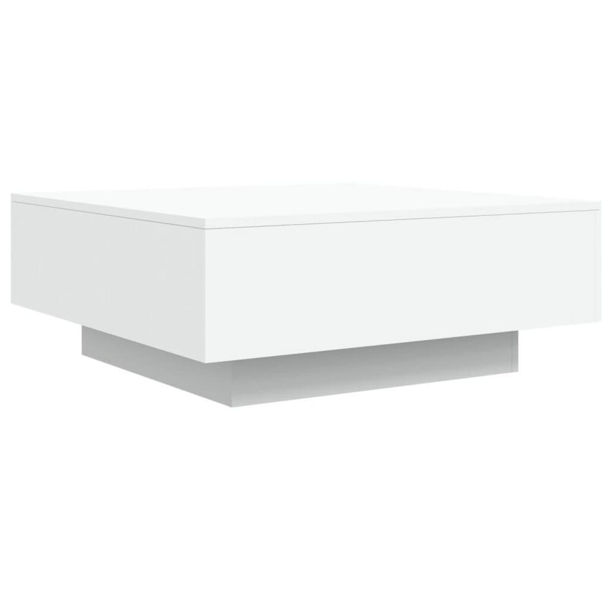 VIDAXL Table basse blanc 80x80x31 cm bois d'ingenierie