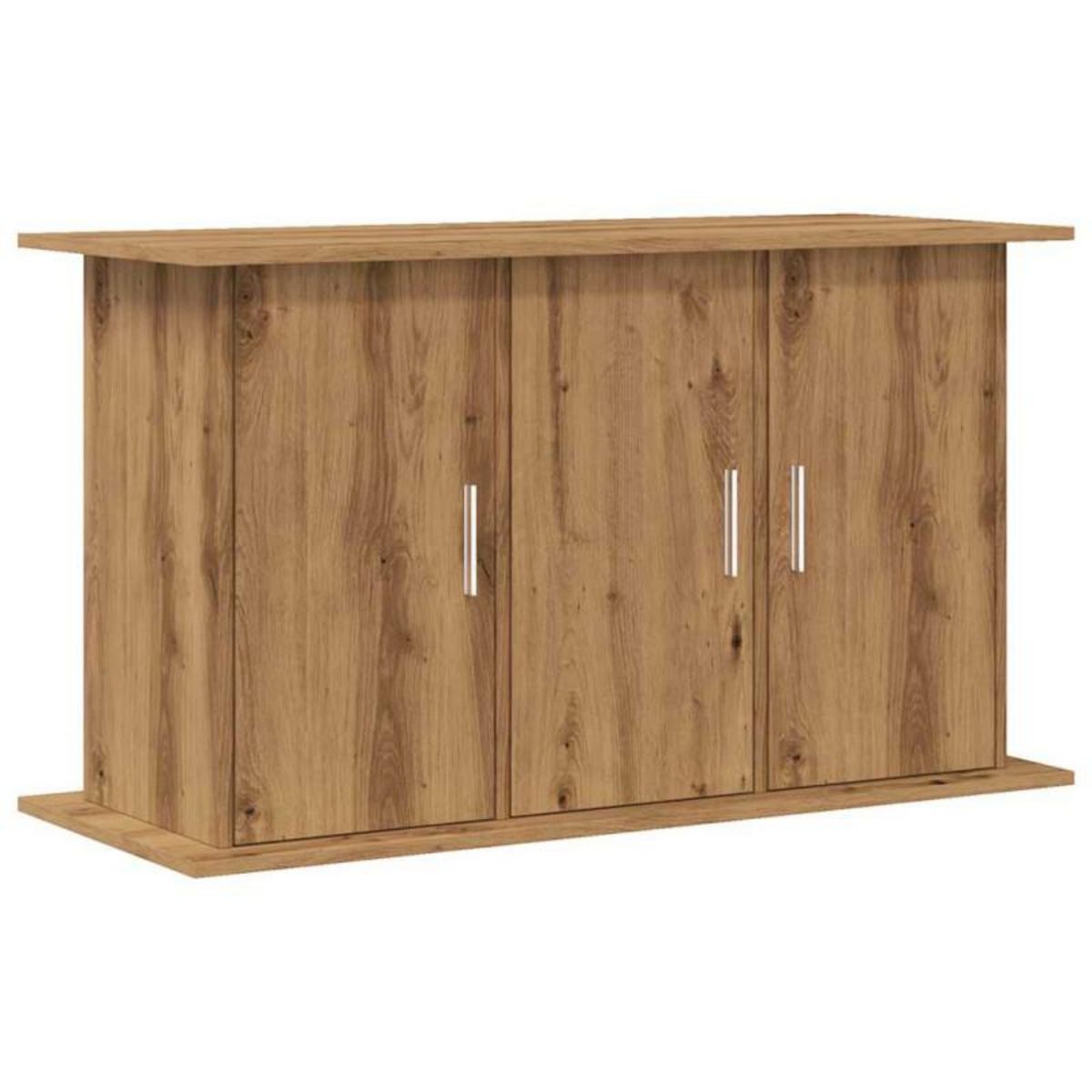 VIDAXL Support d aquarium chêne artisanal 101x41x58 cm bois ingénierie