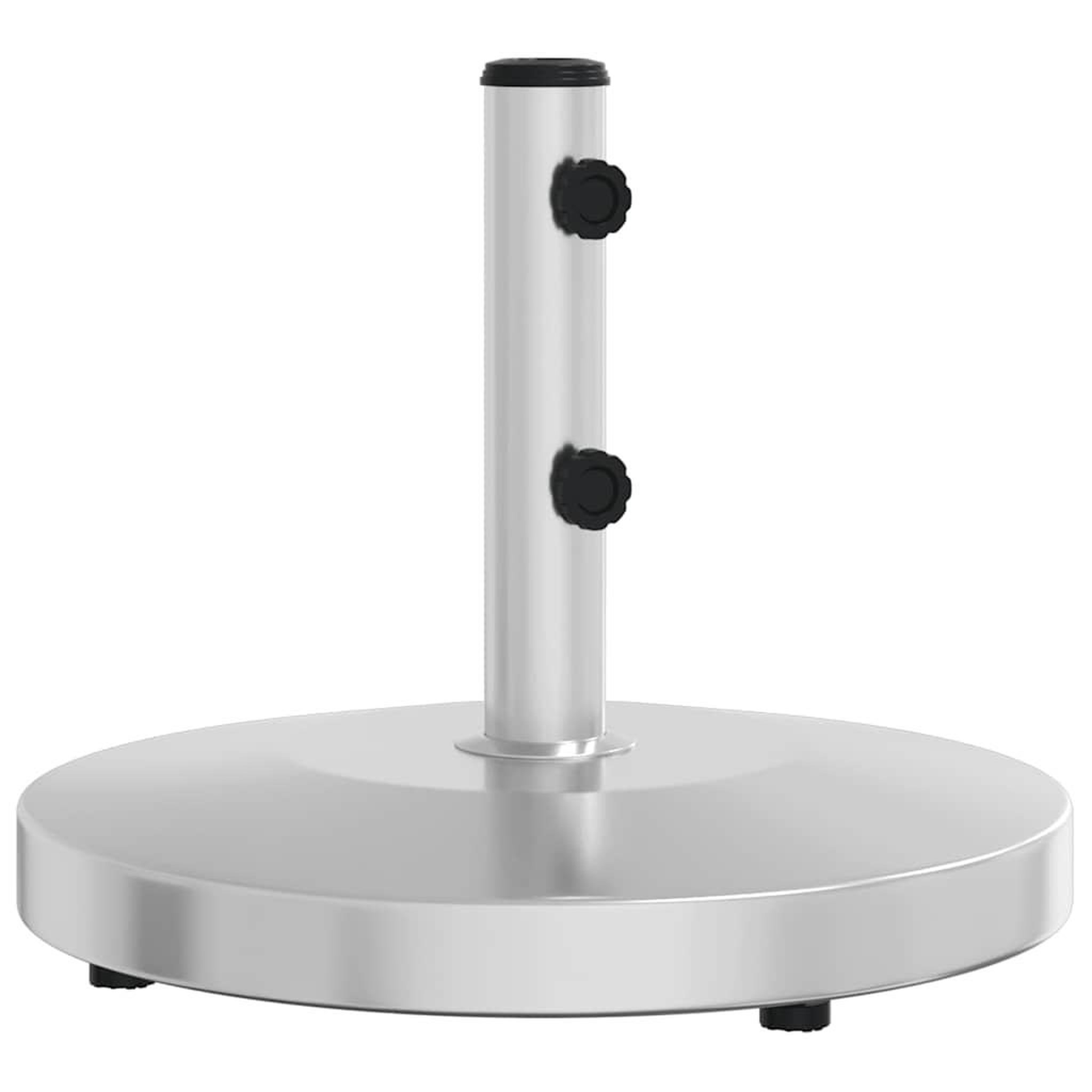 Voir la diapositive 2 : VIDAXL Base de parasol pour mats Ø32/38/48 mm 25 kg rond