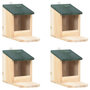 Voir la diapositive 1 : VIDAXL Maisons pour ecureuils 4 pcs Bois de sapin