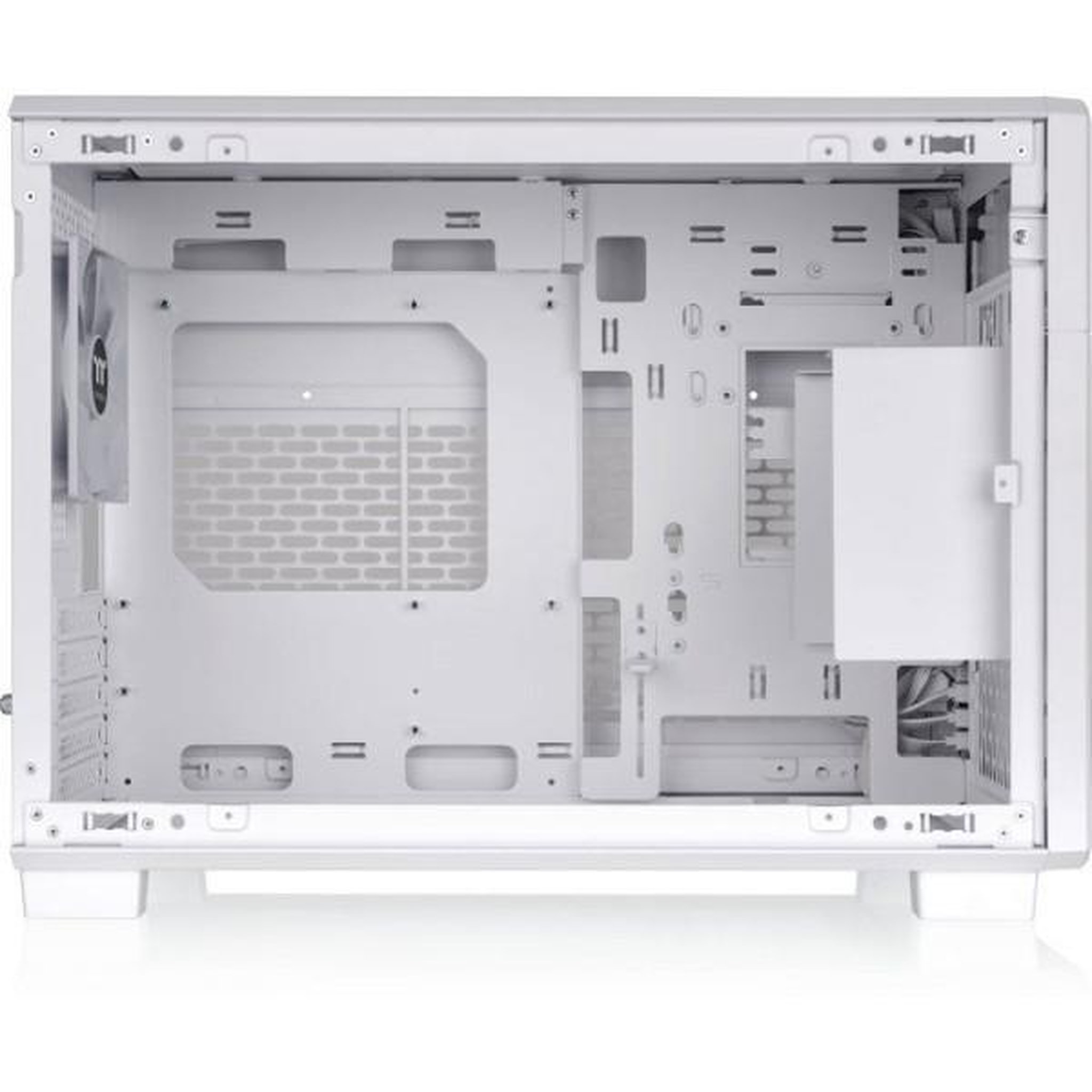 Voir la diapositive 3 : Thermaltake Boîtier PC - THERMALTAKE - TR200 Snow - Blanc - Mini tour - Format Micro-ATX