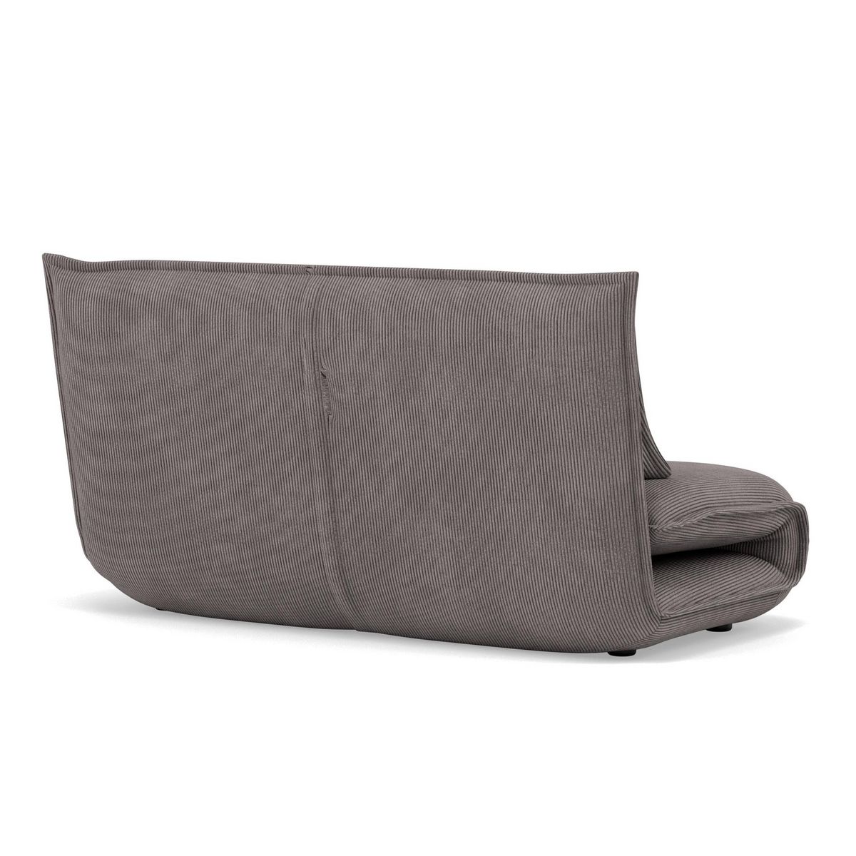 BEST MOBILIER Candice - banquette 2 places convertible clic-clac en velours côtelé