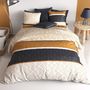 Voir la diapositive 2 : ATELIER DU COTON Housse de couette 240x220 FELORA + 2 taies coton 57 fils