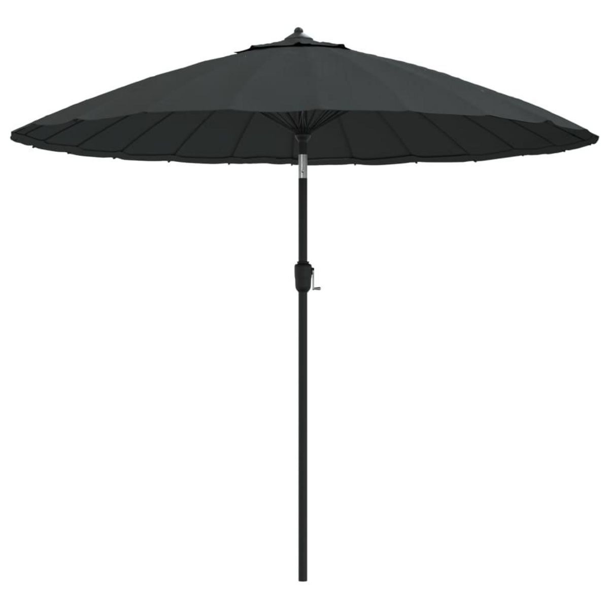 VIDAXL Parasol d'exterieur avec mat en aluminium 270 cm Anthracite