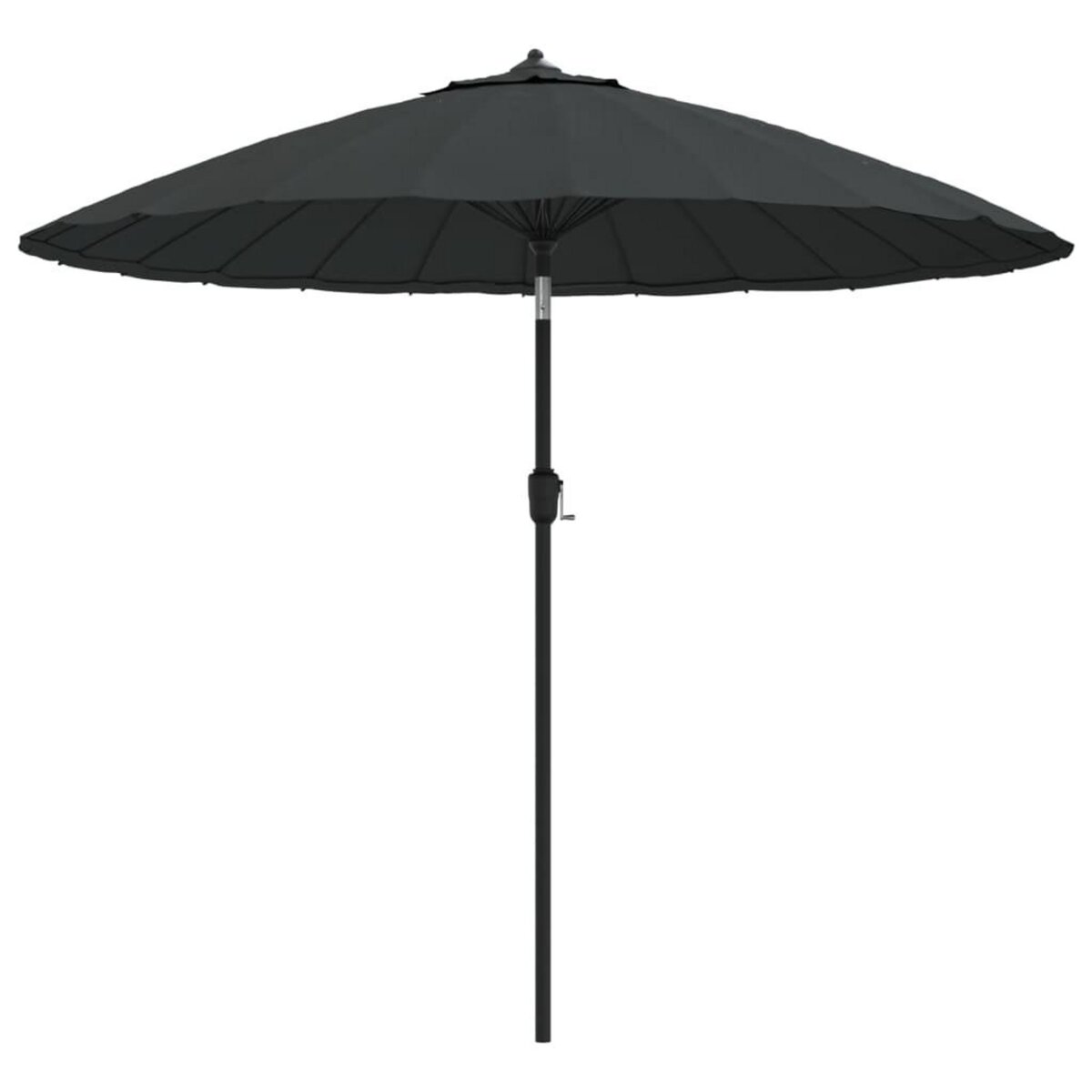 VIDAXL Parasol d'exterieur avec mat en aluminium 270 cm Anthracite