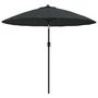 Voir la diapositive 2 : VIDAXL Parasol d'exterieur avec mat en aluminium 270 cm Anthracite