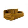 Voir la diapositive 4 : BEST MOBILIER Elio - canapé 3 places convertible - avec coffre - en velours et velours côtelé