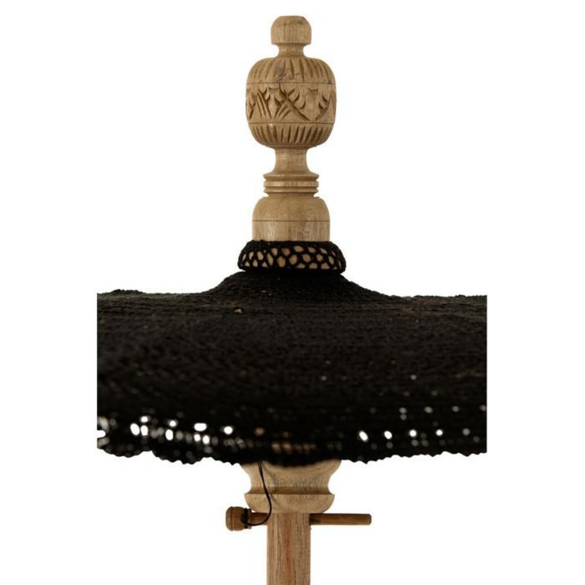 Paris Prix Parasol avec Pompons  Clark  253cm Noir