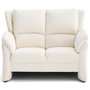 Voir la diapositive 1 : LISA DESIGN Bastille - canapé droit 2 places en tissu velours relief