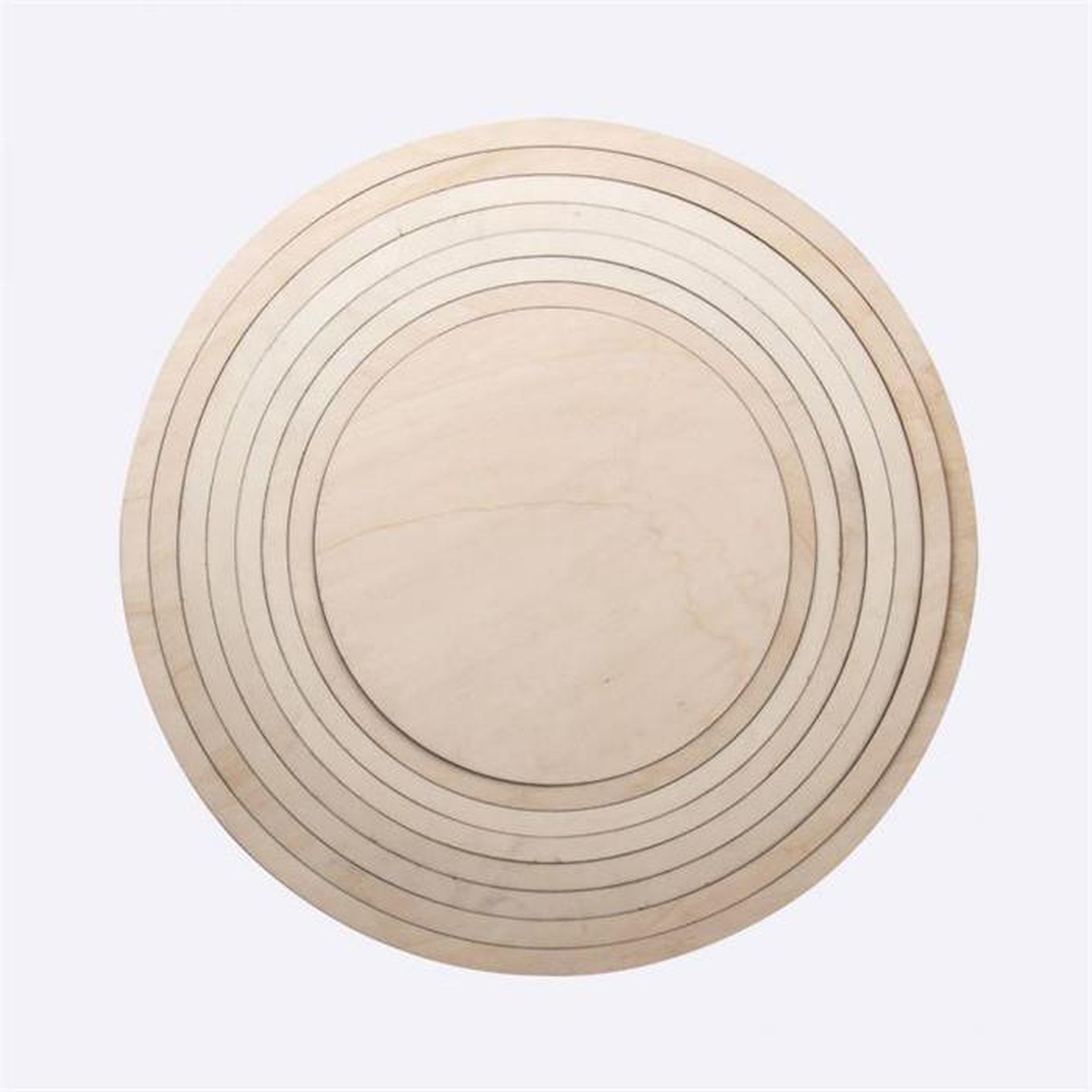 Voir la diapositive 2 : Rayher Anneaux en bois et plaque ronde ø 32 à 60 cm