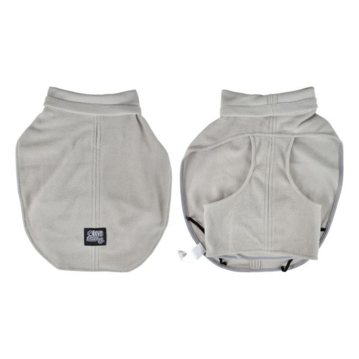 Paris Prix Veste Polaire Chien  Frileux  35cm Gris Clair