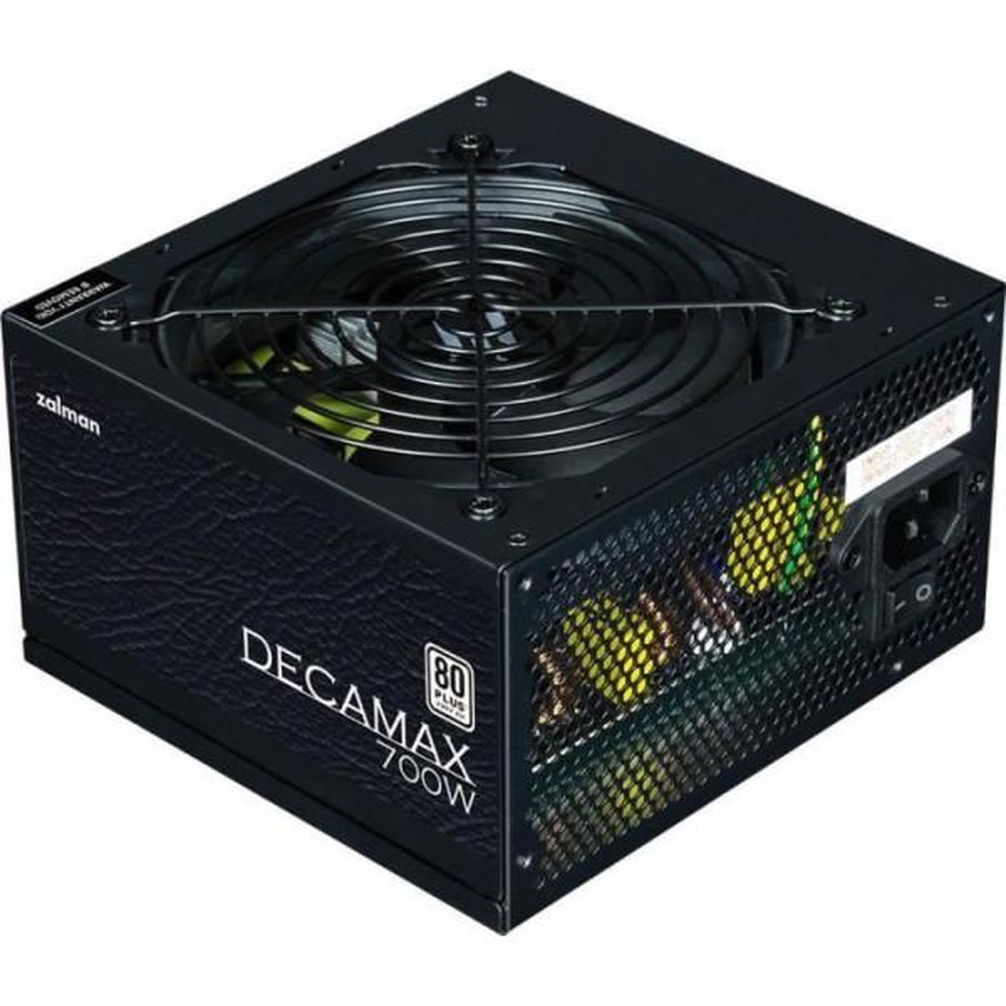 Voir la diapositive 2 : Zalman Alimentation PC - ZALMAN - DecaMax 700W - 80Plus - Non modulaire - Ventilateur 120mm - Noir