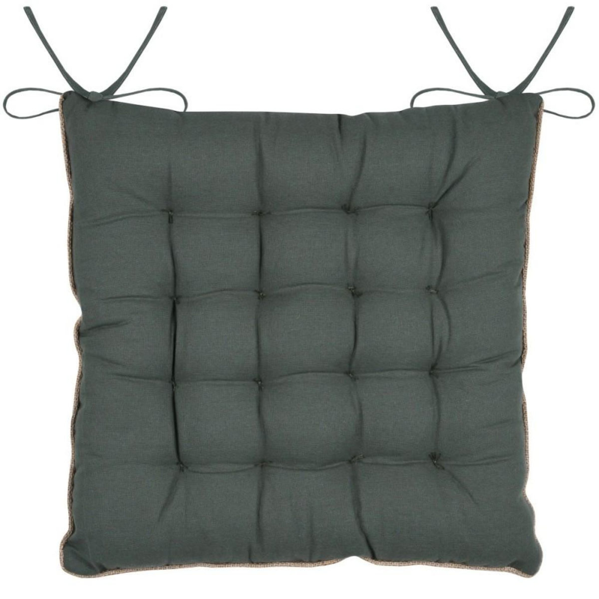 STOF Lot de 4 galettes de chaise à nouettes BOTANYS