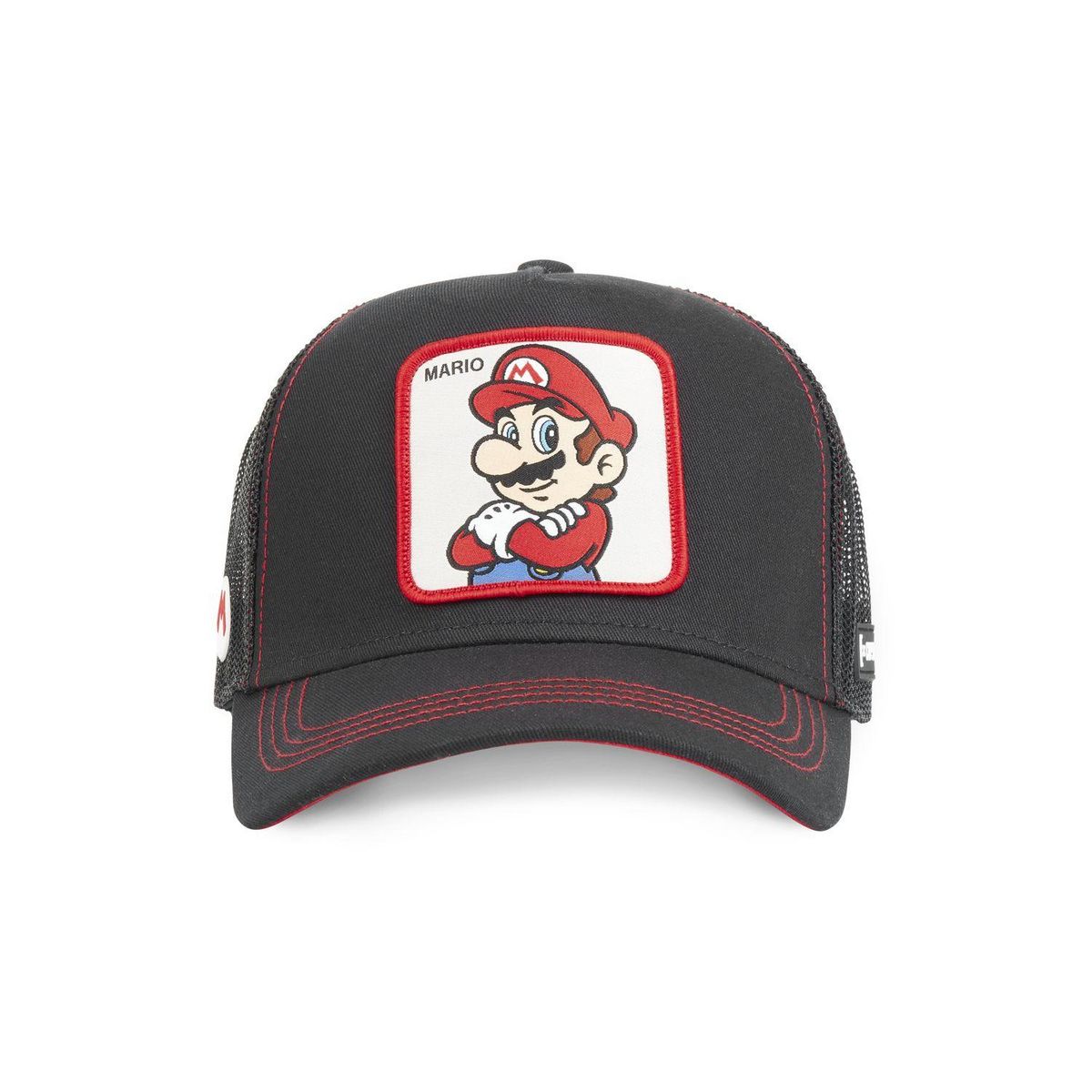 CAPSLAB Casquette Trucker Super Mario Blanc