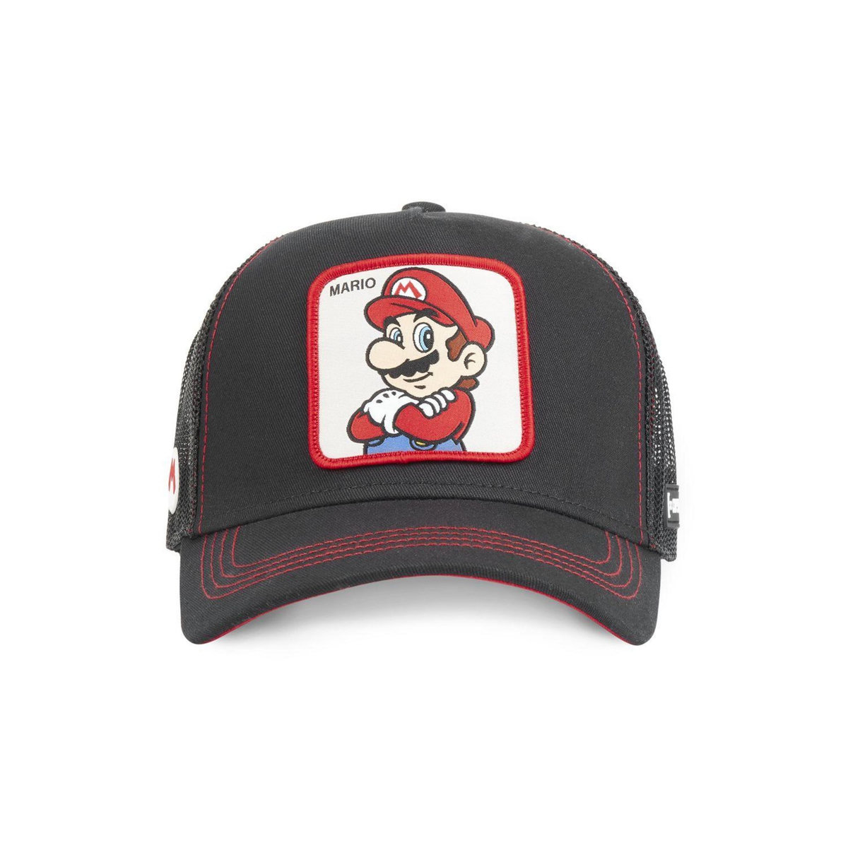 CAPSLAB Casquette Trucker Super Mario Blanc