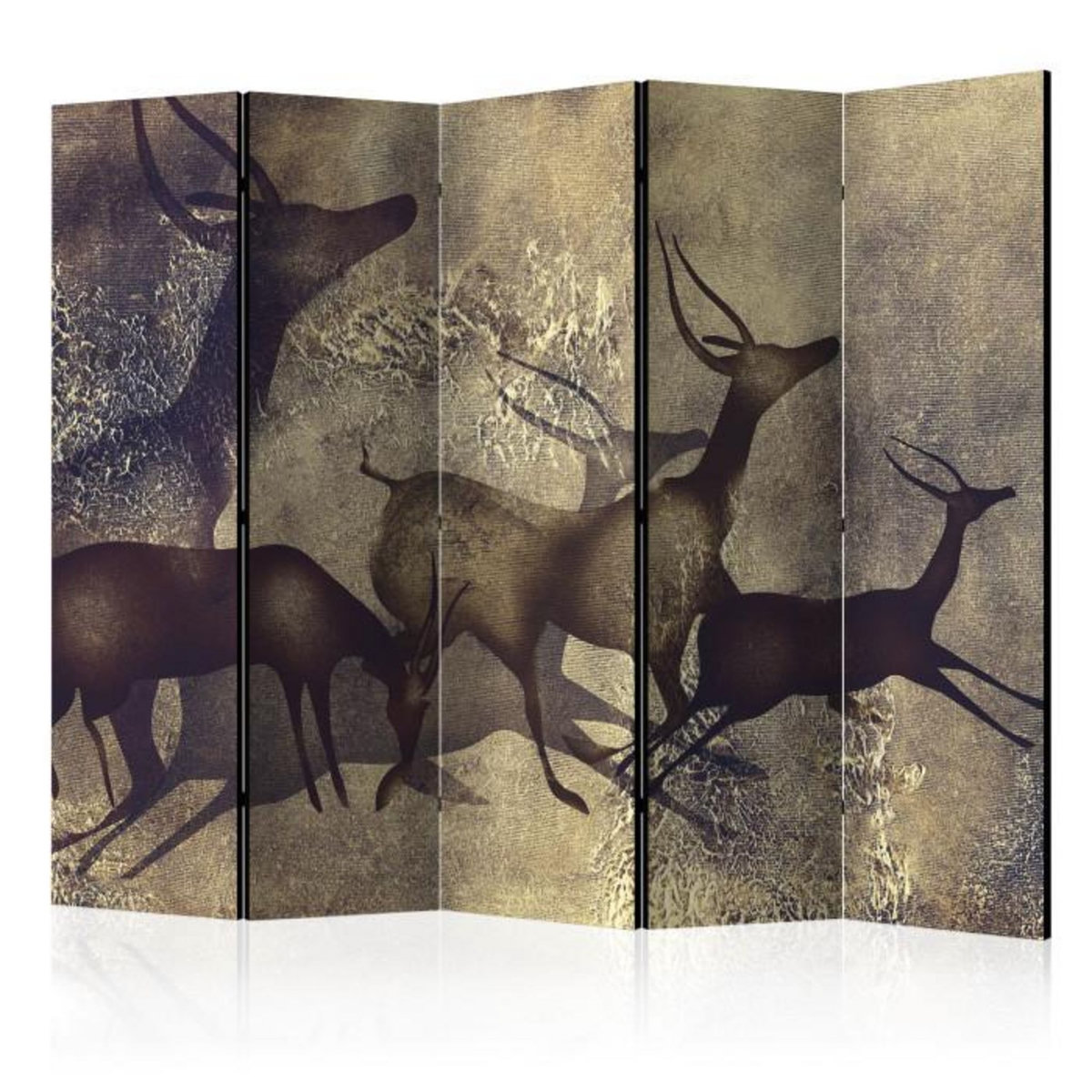 Paris Prix Paravent 5 Volets  Antelopes  172x225cm
