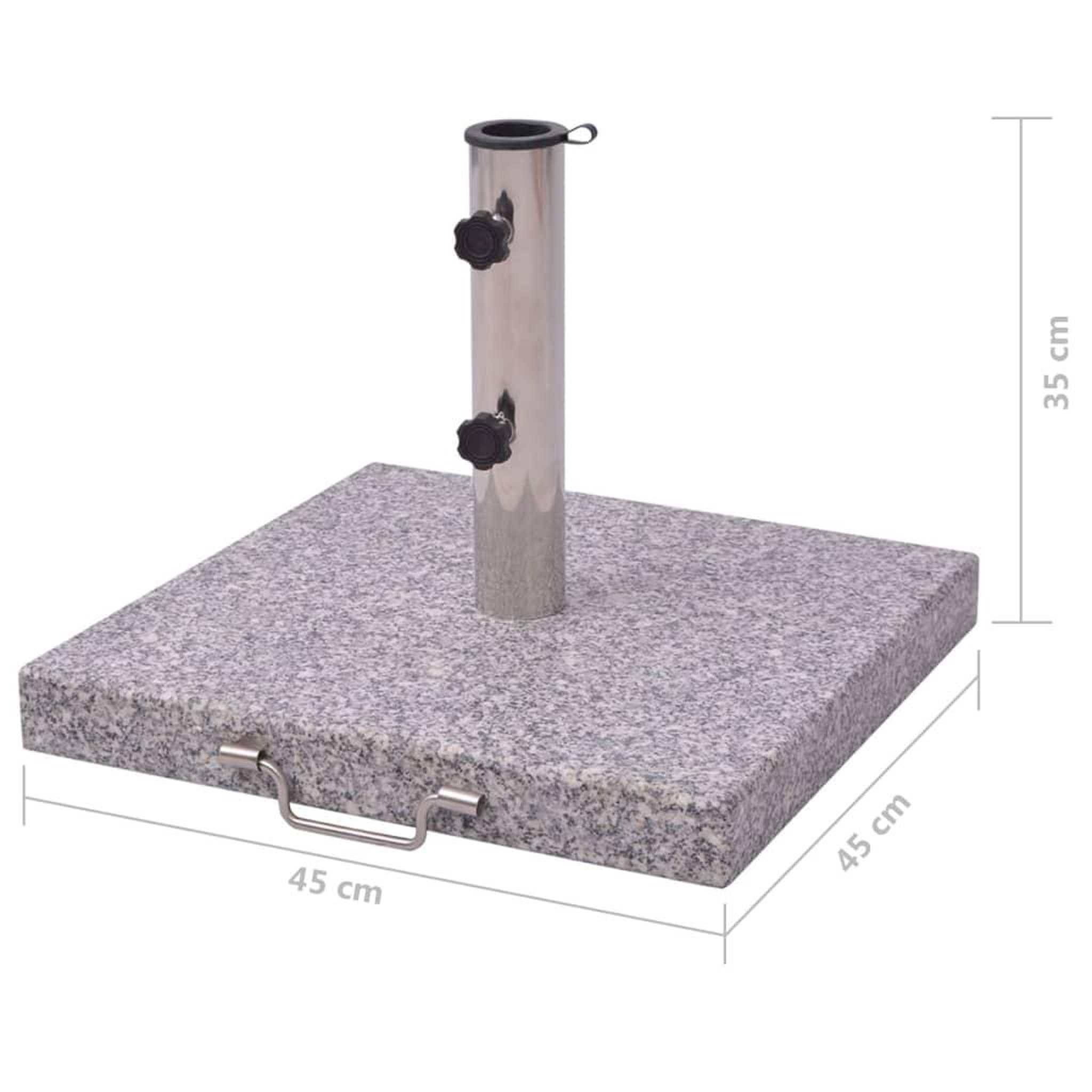 Voir la diapositive 6 : VIDAXL Support de parasol 45 cm