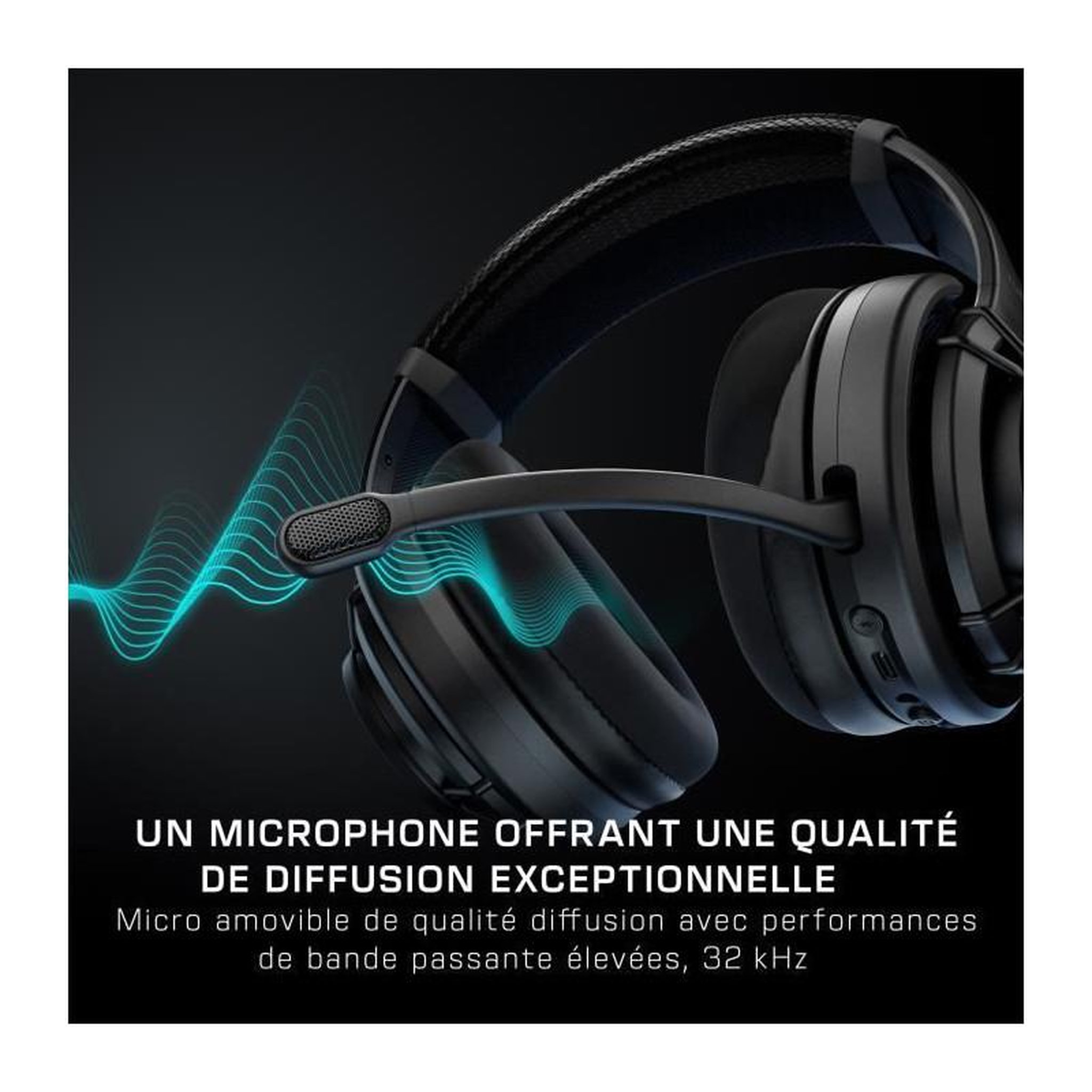 Voir la diapositive 6 : Turtle Beach Casque gamer Atlas Air Black