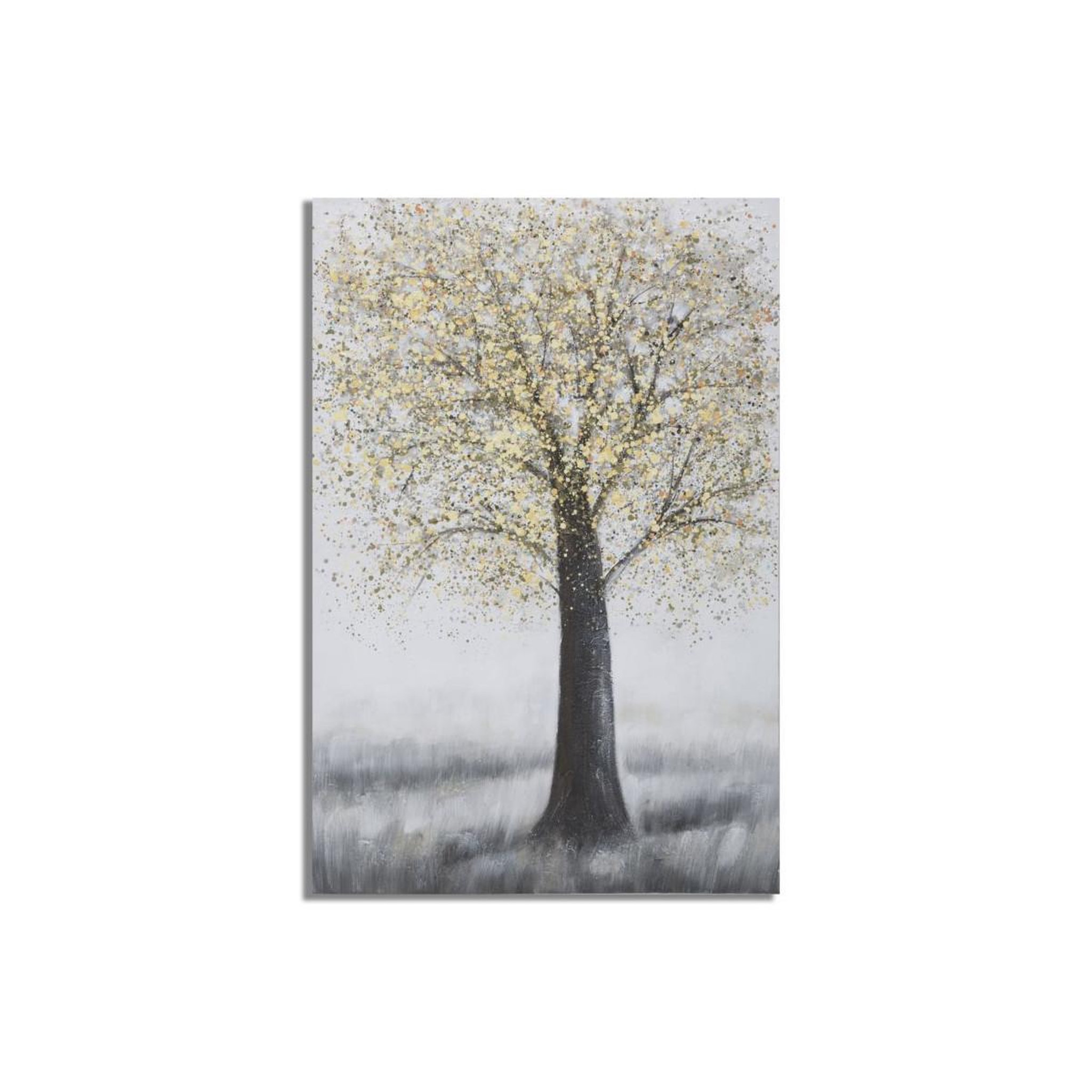 Paris Prix Toile peinture déco  tree simple  80x120cm multicolore