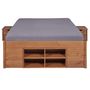 Voir la diapositive 5 : Lit multi-rangements en pin massif 180x200cm SLEEP