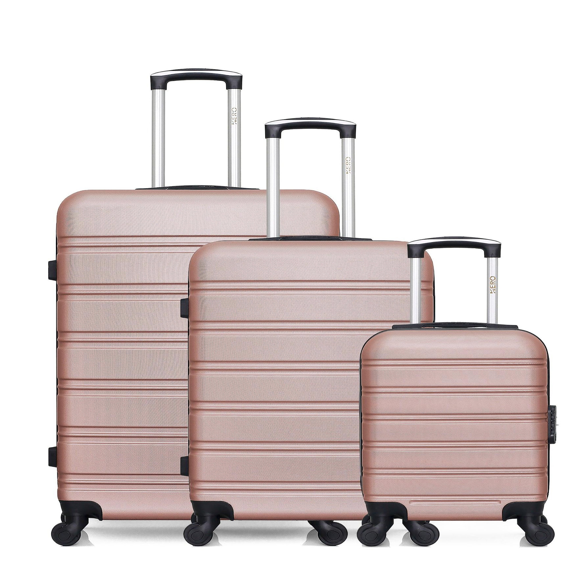 HERO Hero - lot de 3 valises grand format weekend et cabine xxs renoso