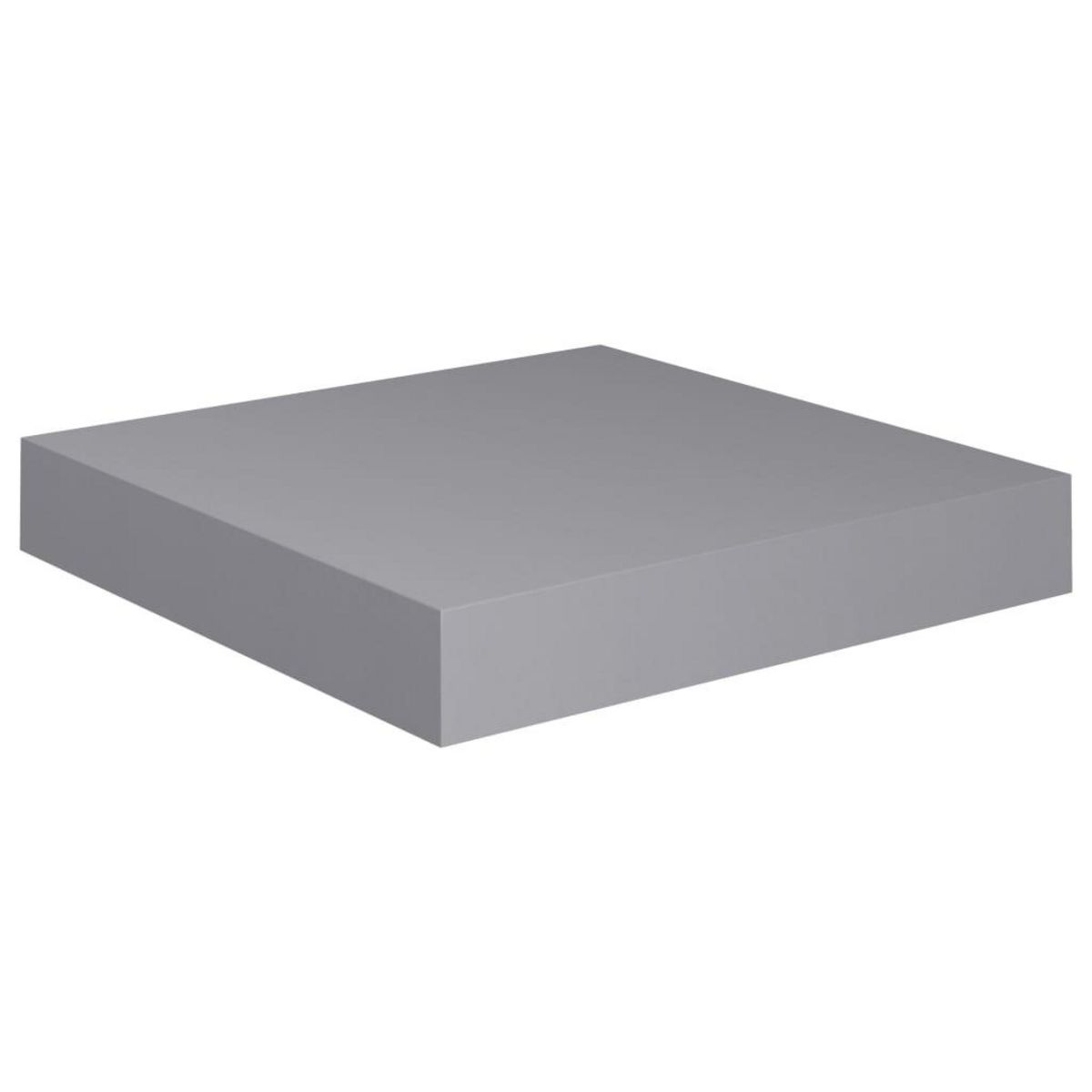 VIDAXL Etageres murales flottantes 4 pcs gris 23x23,5x3,8 cm MDF