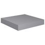 Voir la diapositive 4 : VIDAXL Etageres murales flottantes 4 pcs gris 23x23,5x3,8 cm MDF