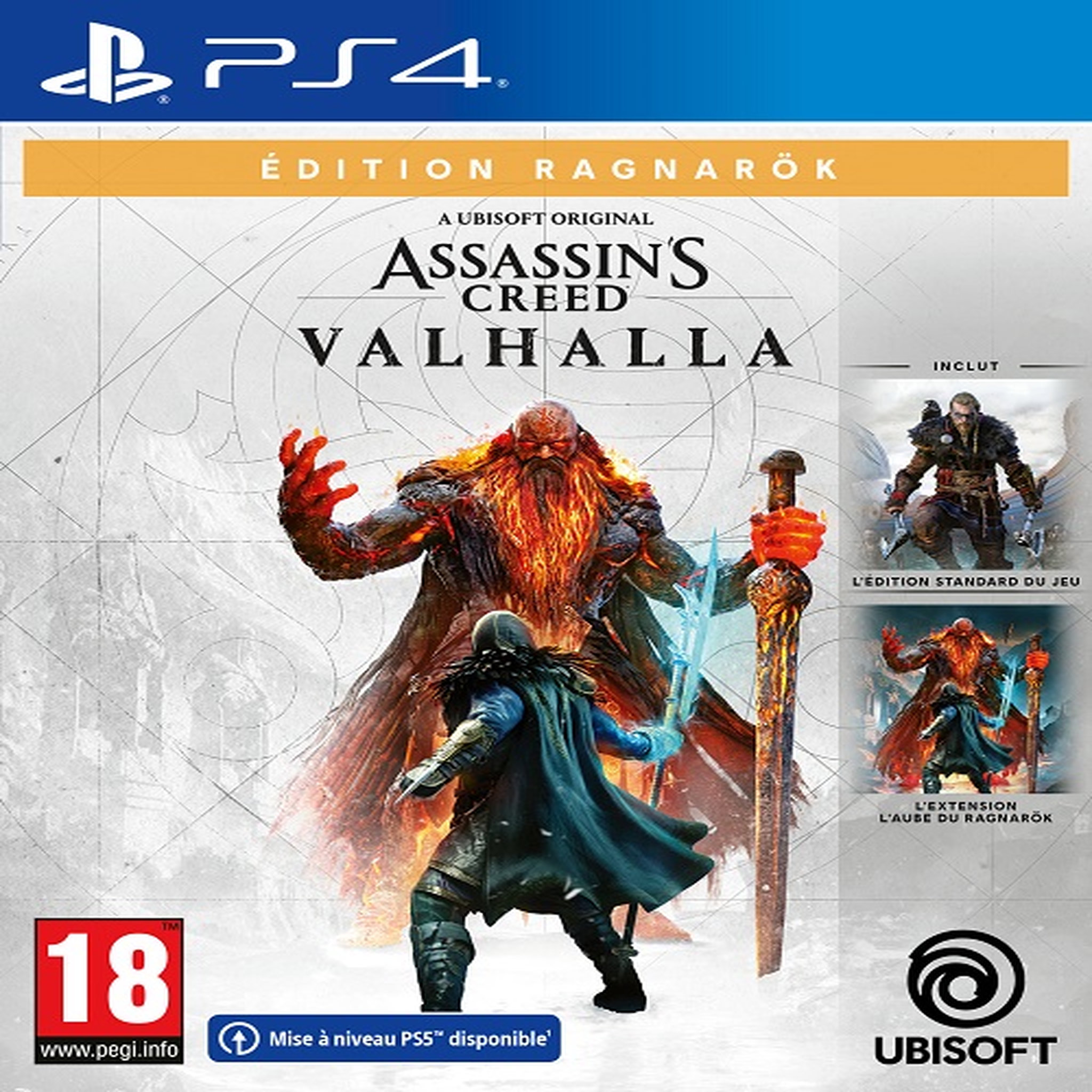 Voir la diapositive 1 : Assassin's Creed Valhalla Edition Ragnarok PS4