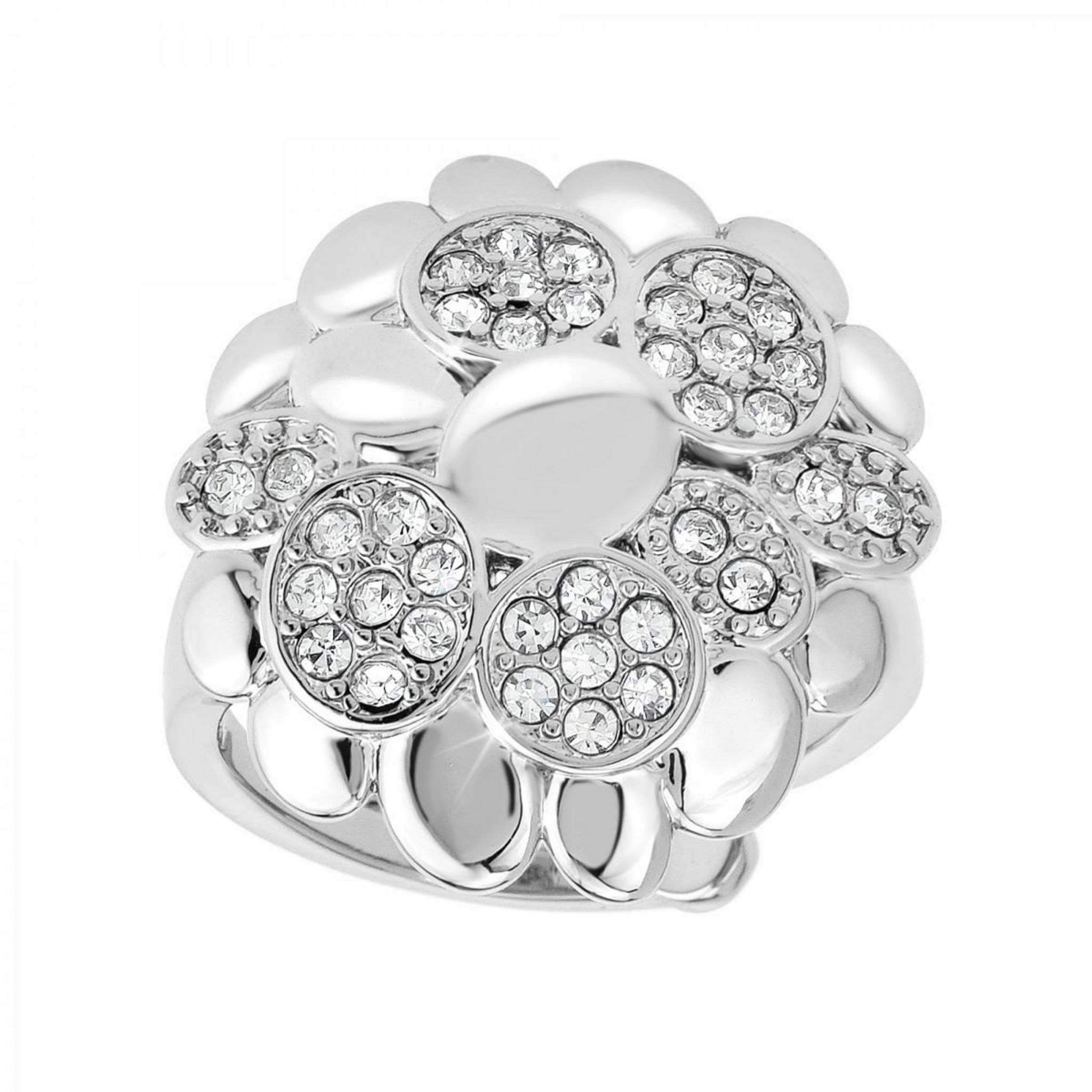 SC CRYSTAL Bague ajustable SC Crystal ornée de Zirconium