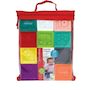 Voir la diapositive 2 : INFANTINO Jeu d'éveil Infantino sac vinyle 10 cubes souples multicolore