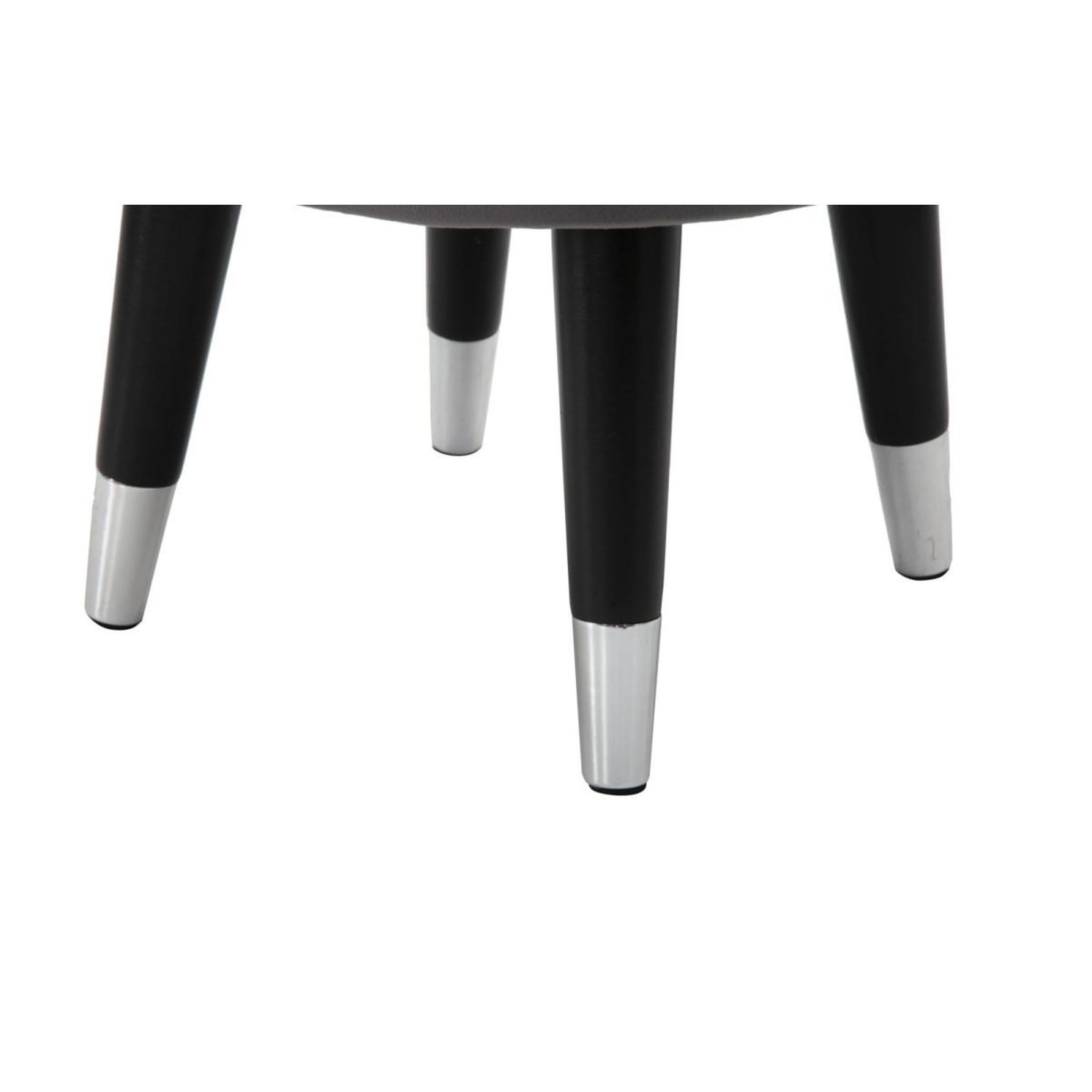 Voir la diapositive 2 : Paris Prix Tabouret design  paris  40cm gris foncé & argent