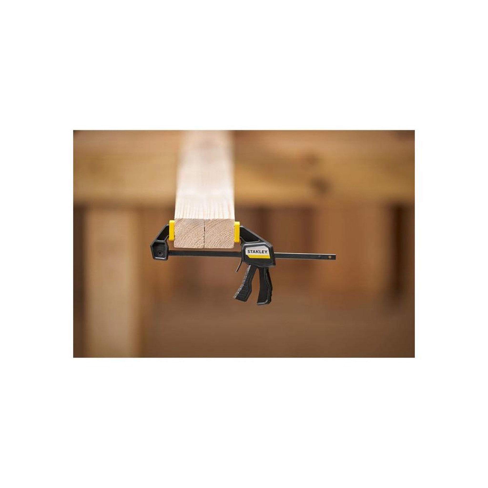 Voir la diapositive 5 : Stanley Coffret pince d'angle pour menuiserie fatmax s, 120 mm, mono-mouvement, patins de protection, force de serrage jusqu'à 16 kg