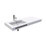 Voir la diapositive 1 : ONDEE LICEO Plan vasque 120cm BLANC