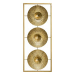 ATMOSPHERA Décoration Murale en Métal  Doré  61cm Or