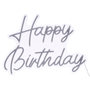 Voir la diapositive 2 : ATMOSPHERA Néon LED Mural  Happy Birthday  42cm Jaune