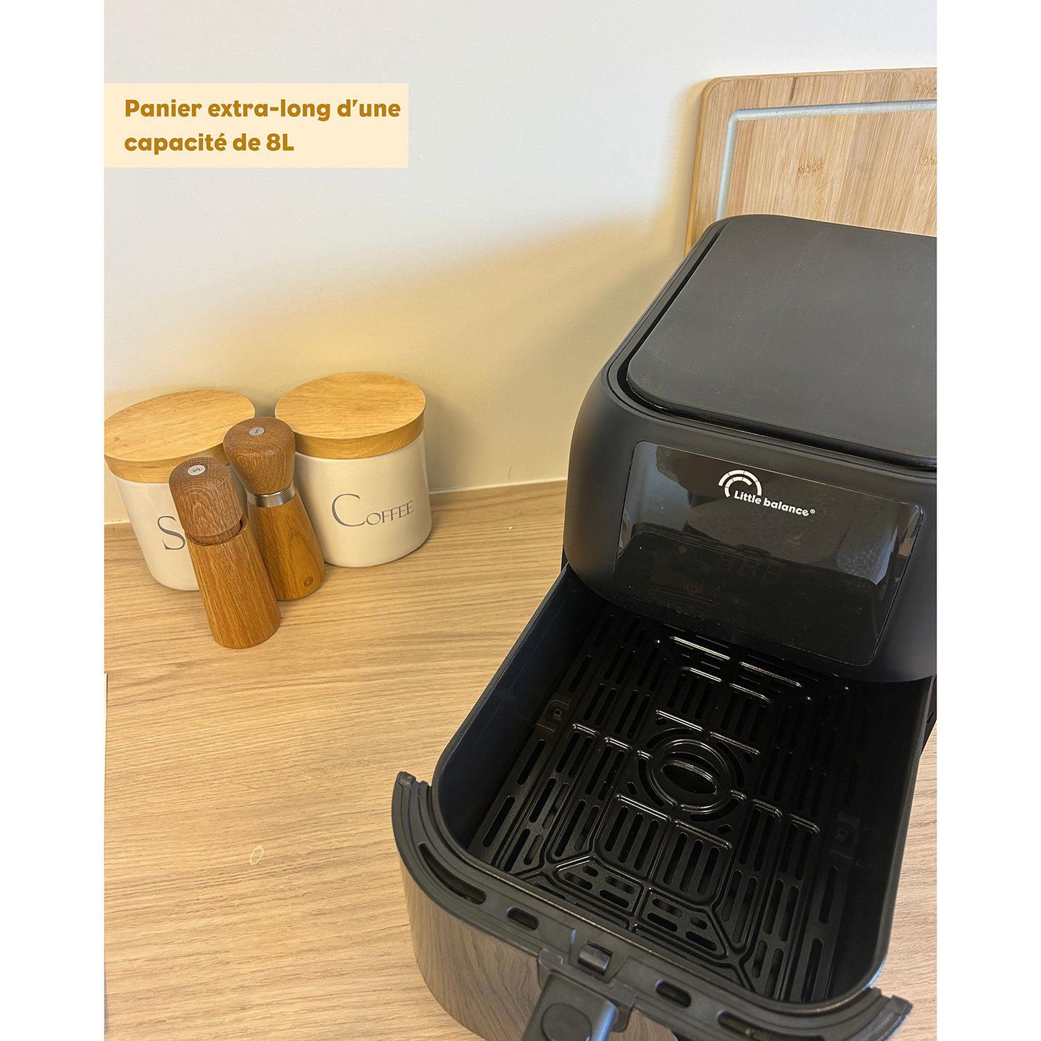 Voir la diapositive 5 : LITTLE BALANCE Friteuse sans huile 1700w - 8866
